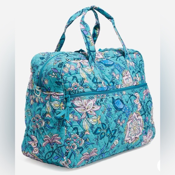 Vera Bradley Handbags - Vera Bradley Medium Traveler Bag-Peacock Garden